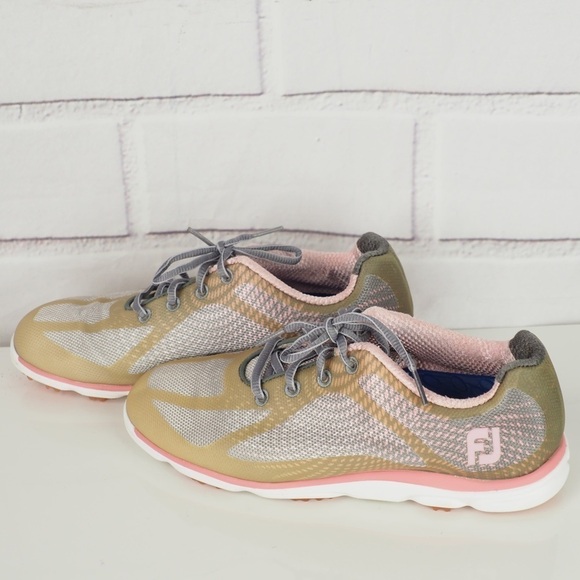 Footjoy Sz 7 Pink Golf emPOWER Spikeless Shoe - Picture 2 of 13
